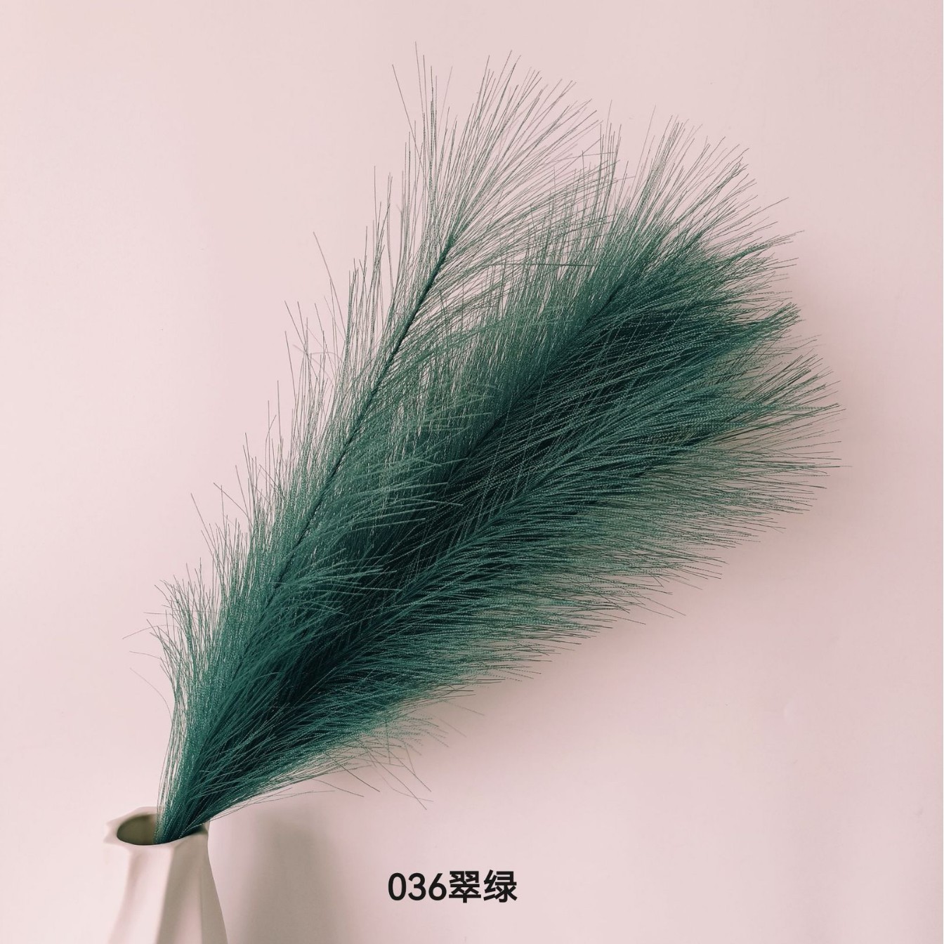 Amazon Venta caliente artificial Reed decoración del hogar artificial pampas hierba fábrica en stock pequeña caña al por mayor