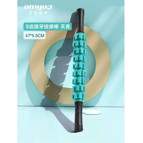 Pink Massage Stick Fitness Gear Manual Mace Yoga Full Body Muscle Relaxation Massage Roller