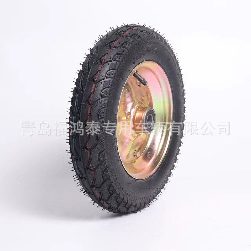 厂家批发300-8手推车橡胶充气轮胎工地400-8手推车老虎车汽轮胎