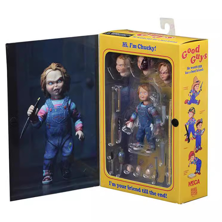 NECA ゴーストベイビーチャッキーカルトチャッキーデラックスエディションホラーゴーストベビードールフィギュアハンドモデル|undefined