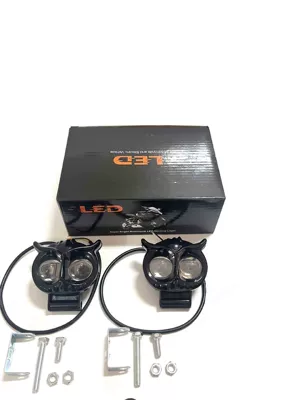 Motorcycle headlights, headlights – Factory Direct Shipping - yellow-white-light-pair