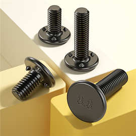 8.8级焊接螺丝下三点焊接螺栓Q198汽标发黑承面凸焊螺钉M5M6M8M10