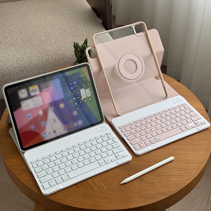 Suitable for Apple iPad Air8 Bluetooth Key Magnetic Suction Cup Protective Cover 4 Tablet 10.2 Generation Pro13 Acrylic 5 Shell 9