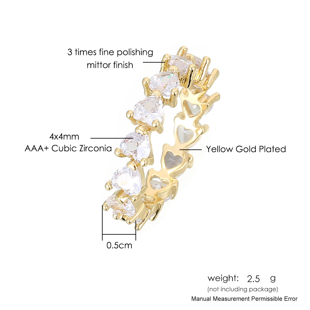 Klassisches Mikro-Set für Liebespaare im gleichen Stil mit Zirkon-Hochzeits-Diamantring-Schmuck_voghion.com