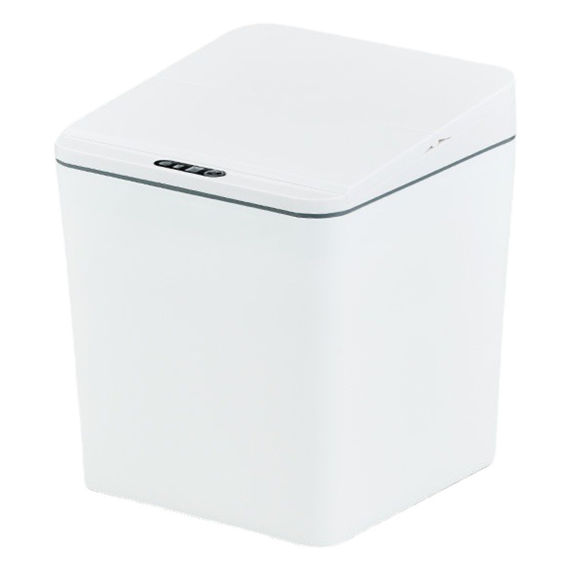 Intelligent induction trash can electric car home living room kitchen creative mini desktop storage bucket folding open lid