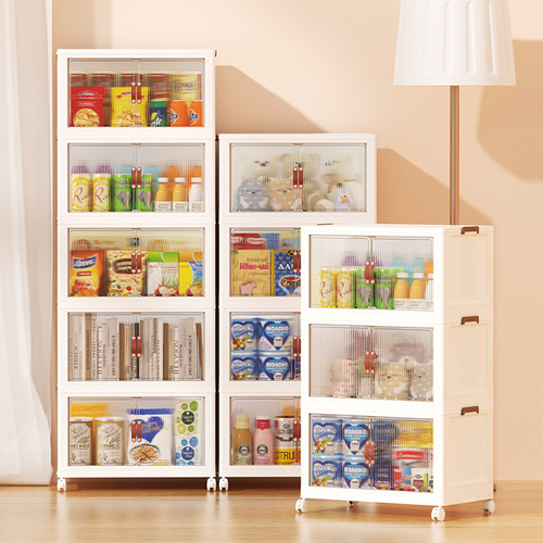 Transparent shoe box household clothing storage cabinet drawer-type clothes and pants storage cabinet snack toy multi-layer storage cabinet