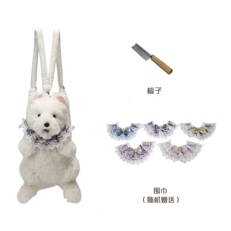 可爱萌趣仿真布偶猫包包玩偶双肩包三花猫毛绒包单肩包斜挎背包女