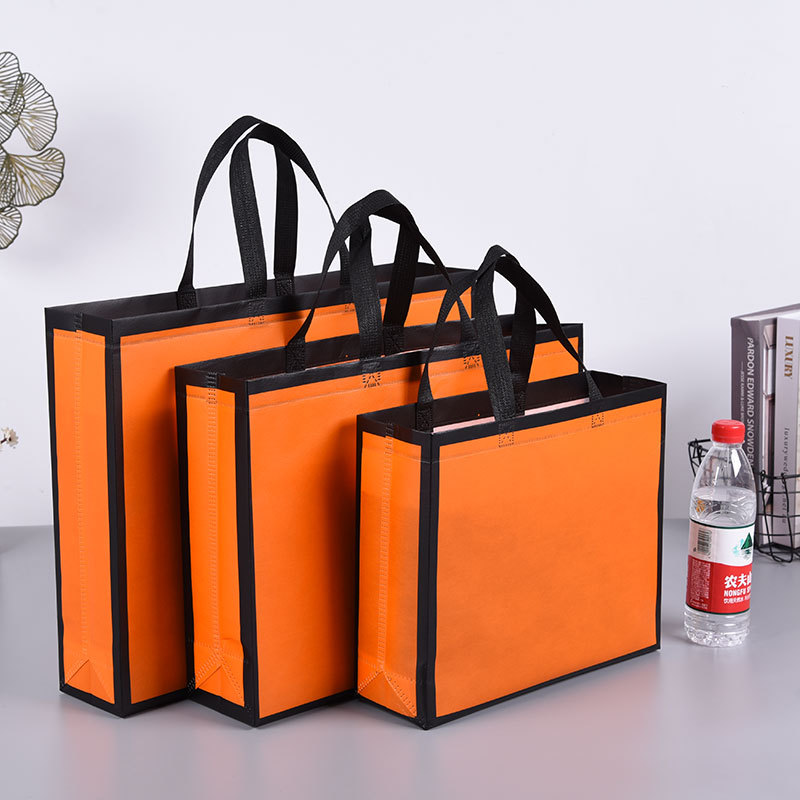 Tienda de ropa para mujeres a medida, centro comercial, tienda de ropa, bolsa de mano de compras, prensa en caliente, publicidad, bolsa no tejida laminada, personalización