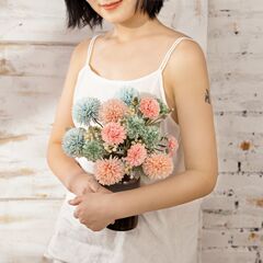 INS跨境蒲公英束仿真花廠家假花綠植物批發婚慶裝飾工藝品MW83116