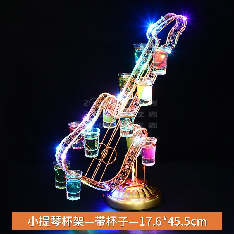 Portavasos de violín con taza