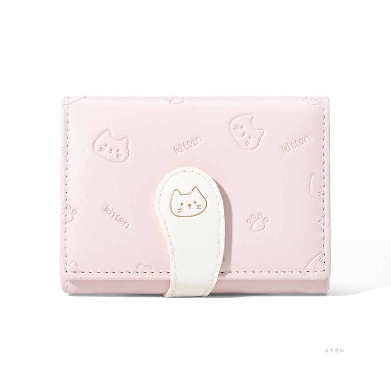 新しいインシンプルでかわいい小さな新鮮な花学生財布韓国ファッションショート 70% off レディース pu 財布|undefined