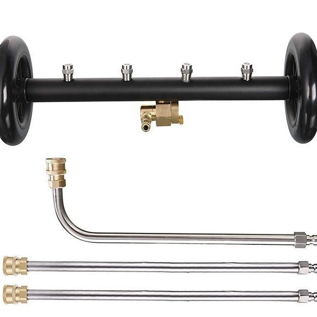 双功能清洗底盘喷头   1/4黑色底盘喷刷  汽车底盘清洗器 连接杆