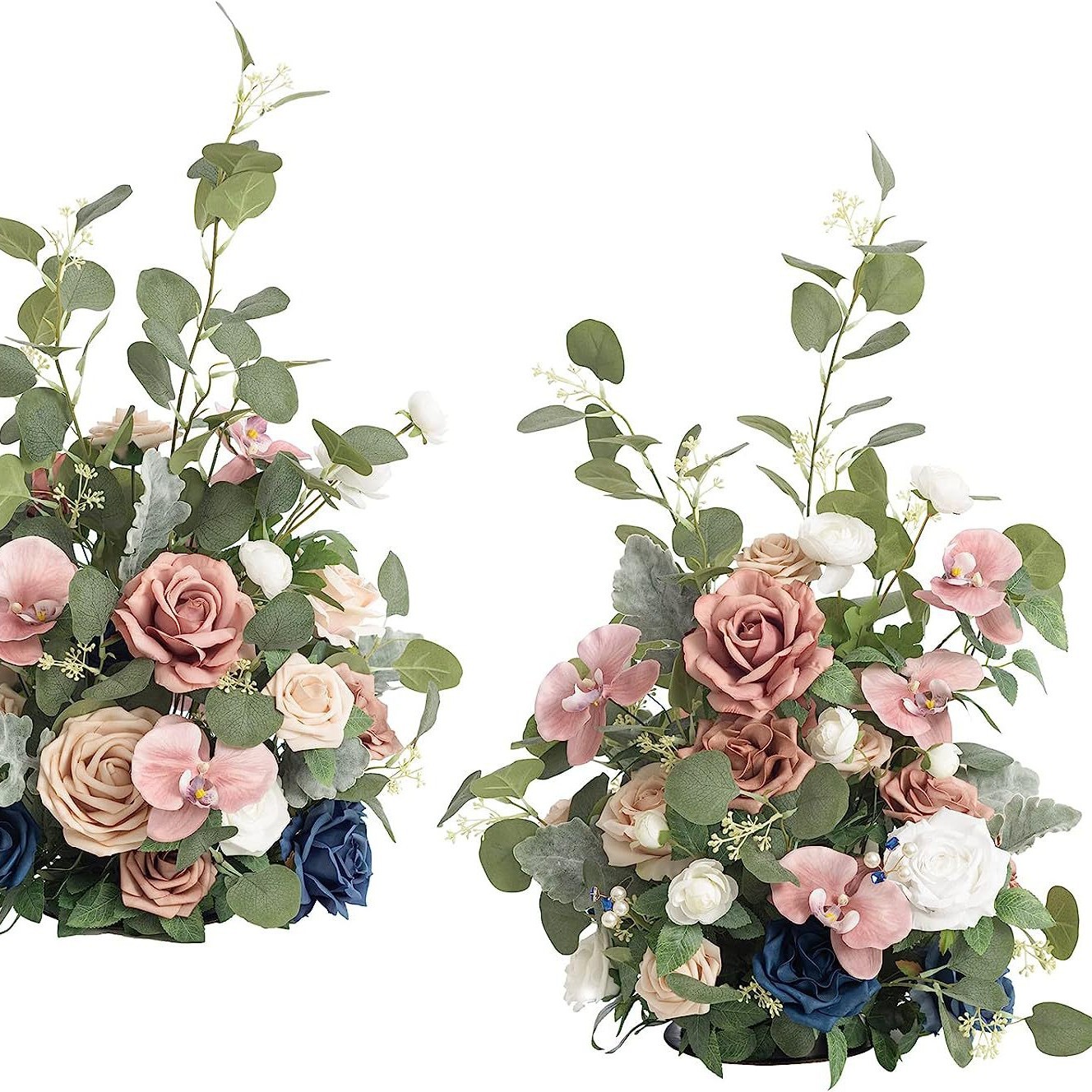 Amazon suministro directo de fábrica fiesta Festival la boda chimenea pasillo arco entrada decoración Fondo flor artificial ajuste