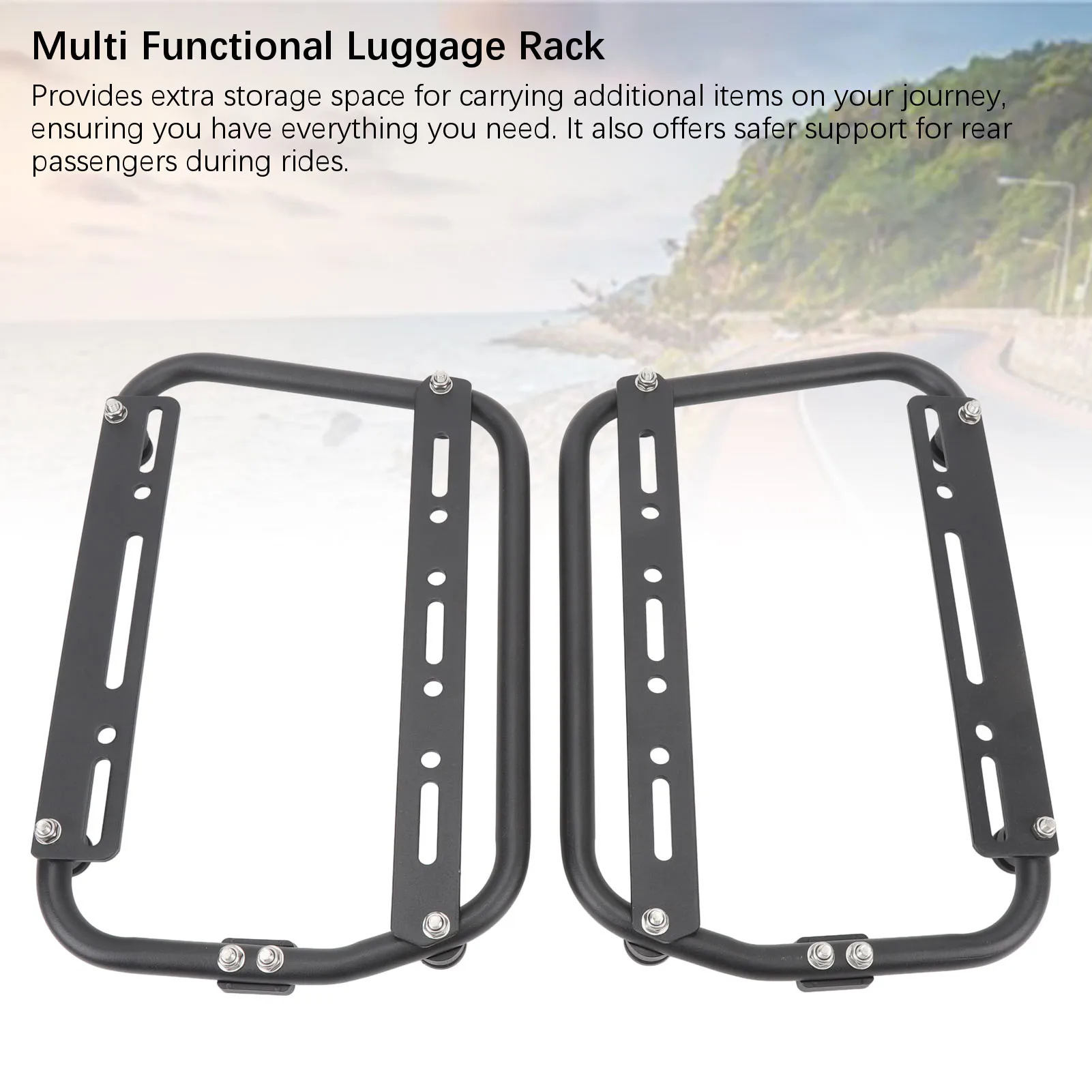 Motorcycle Universal 28/35L Side Box Bracket Saddlebag Bracket Load-Bearing Support Frame Modification Accessories