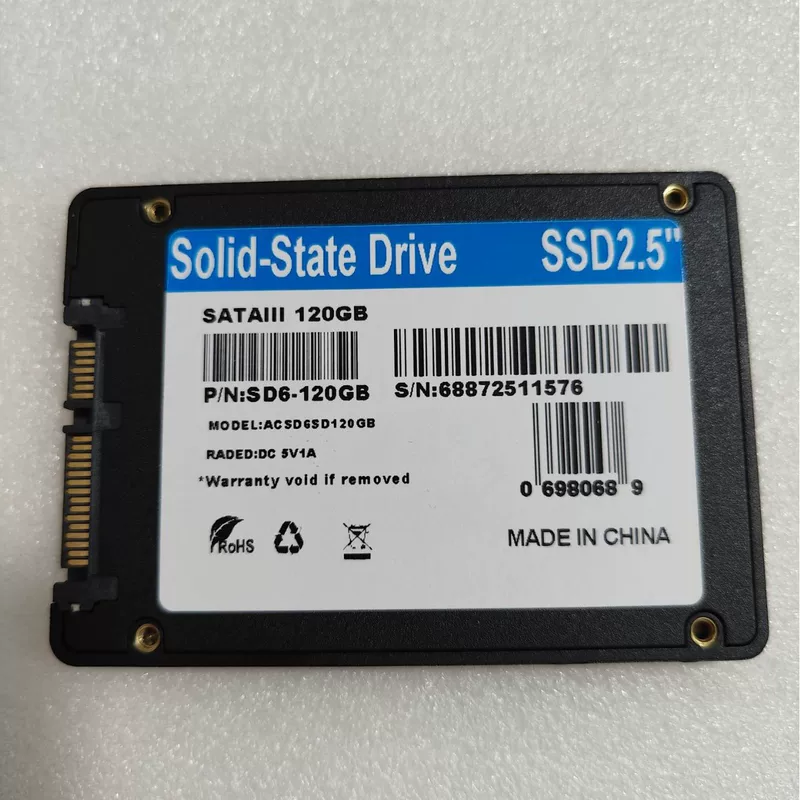 SSD (Wicgtyp) серии S900, SATA III 2,5 дюйма, высокая скорость, 120–512 ГБ
