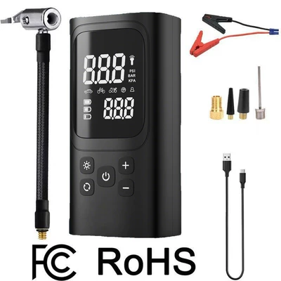 Portable Car Air Pump, Hava nasosu - dy16-inflatable-jump-starter-standard-clamp
