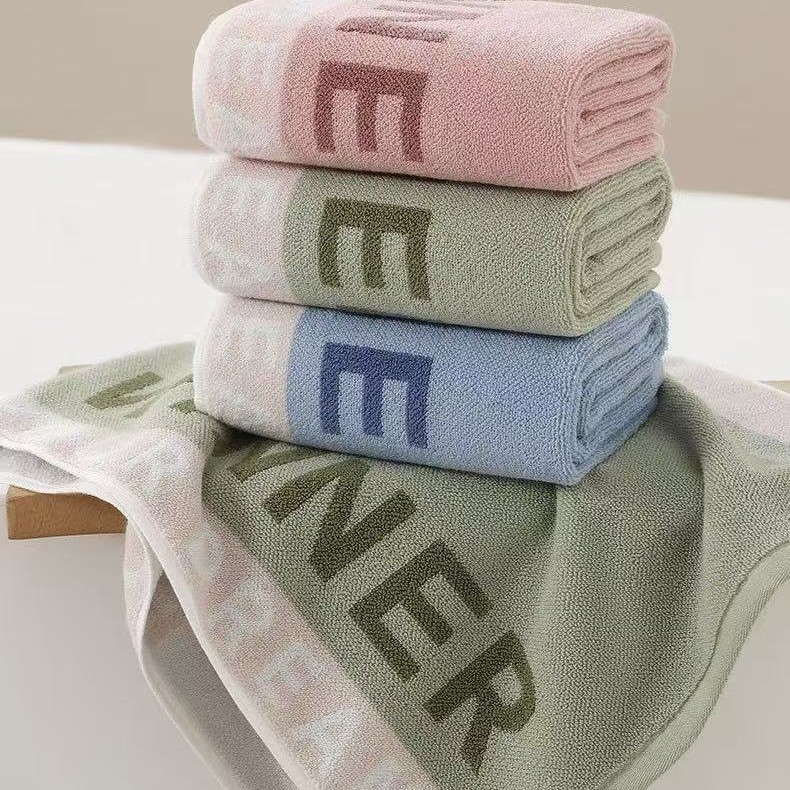 algodón suave, absorción de agua, toalla espesa, toalla para estudiantes adultos y hombres, lavarse la cara, bañarse, secar el cabello, toalla facial