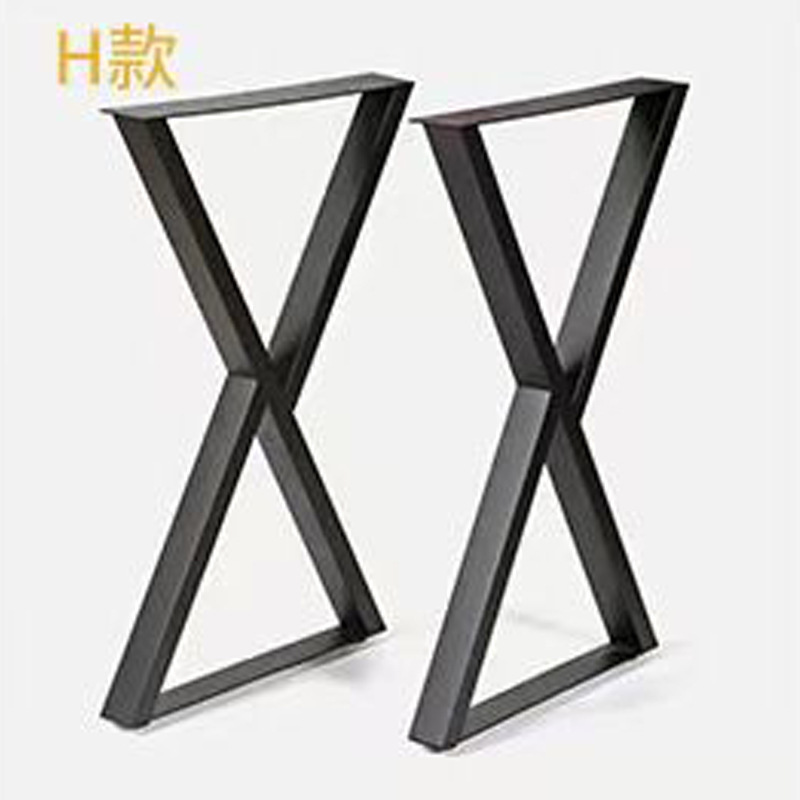 铁艺桌腿定制餐桌学习桌支架餐边柜茶几桌脚底座金属支架吧台腿|undefined