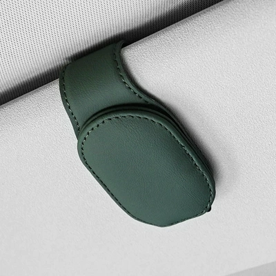 Car Glasses Clip/Bill Clip | storage car sunglasses storage - dark-green
