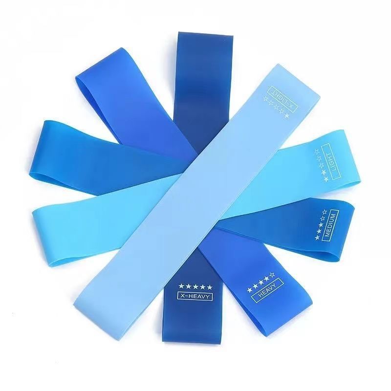 Sports Elastic Band Blue Fitness Female Pull Resistance Band Beginner Tight Squat Buttocks Elastic Ring Pull Ring Sports Elastic Band Blue Fitness Female Pull Resistance Band Beginner Tight Squat Buttocks Elastic Ring Pull Ring