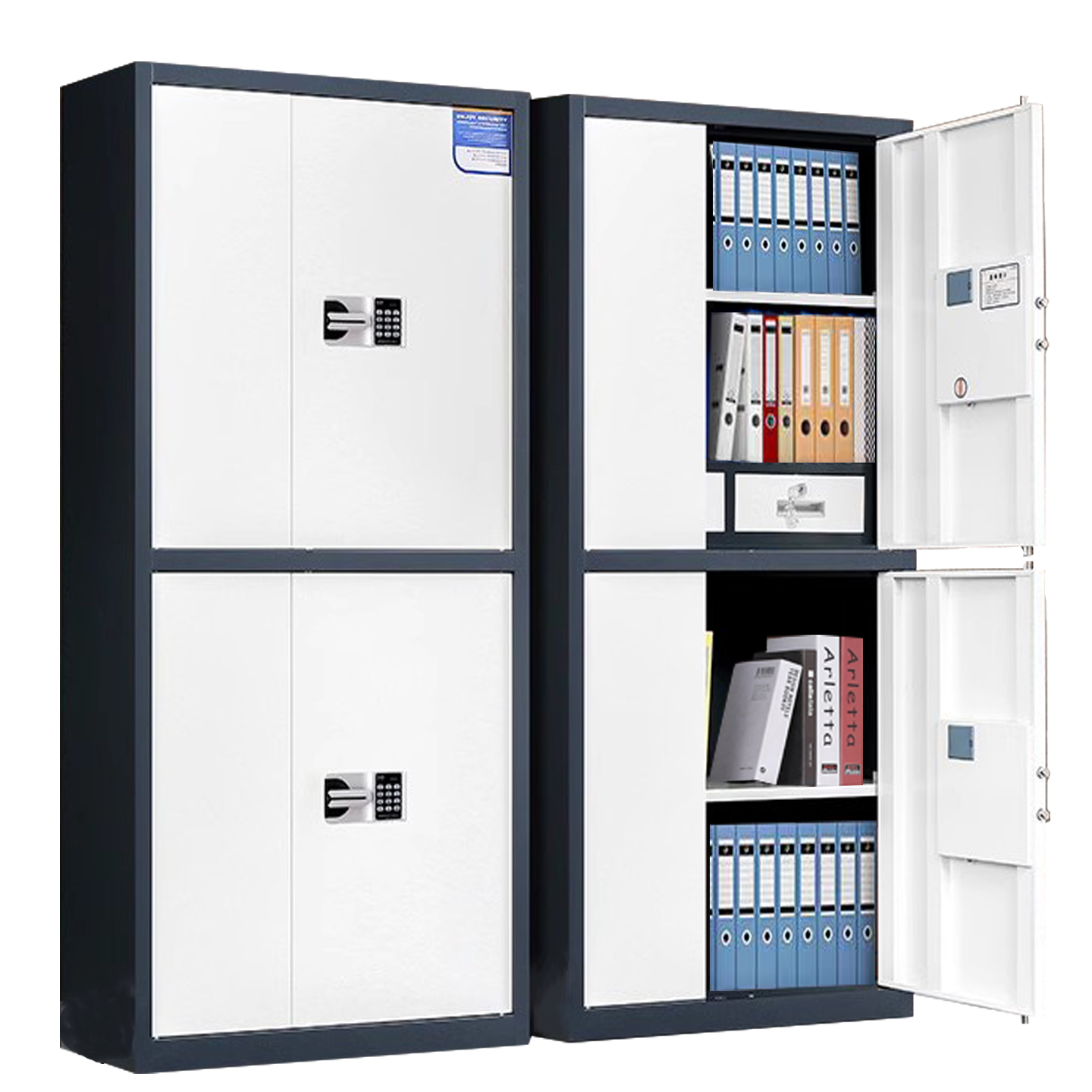 Archivo de huellas dactilares archivos financieros seguros archivos de bloqueo de contraseña electrónica archivos domésticos grandes 2025 nueva oficina