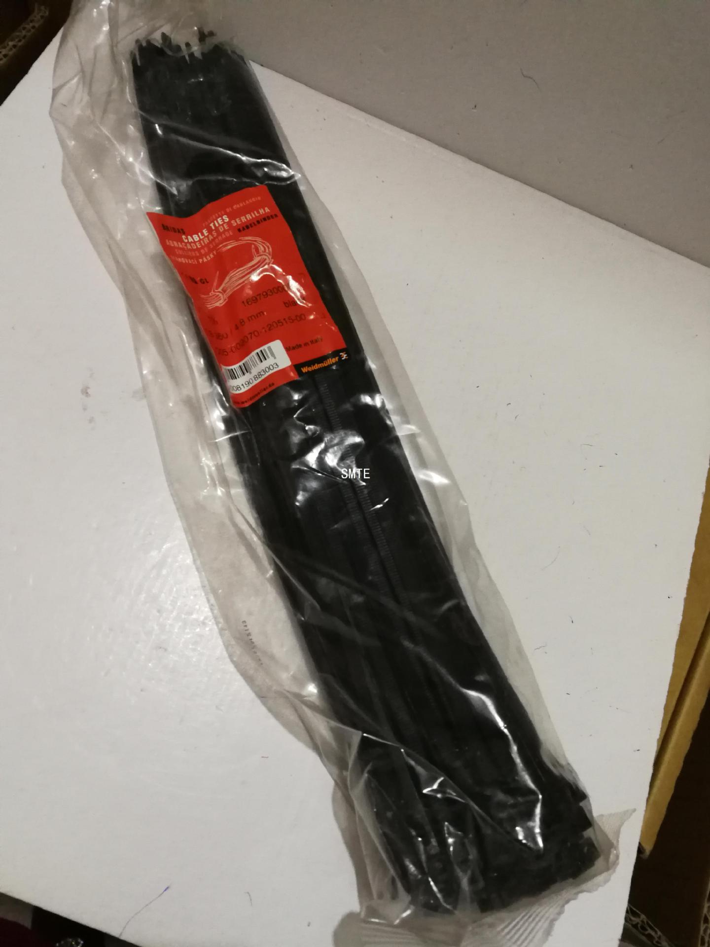 CB 360/4.8mm  BLACK 黑色电缆扎带 100只请联系客服再下单