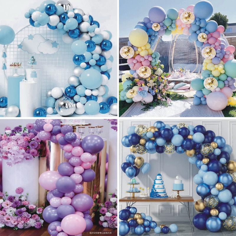 Balloon chain set cross-border arch balloon chain birthday party decoration balloons wedding bedroom decoration latex balloons