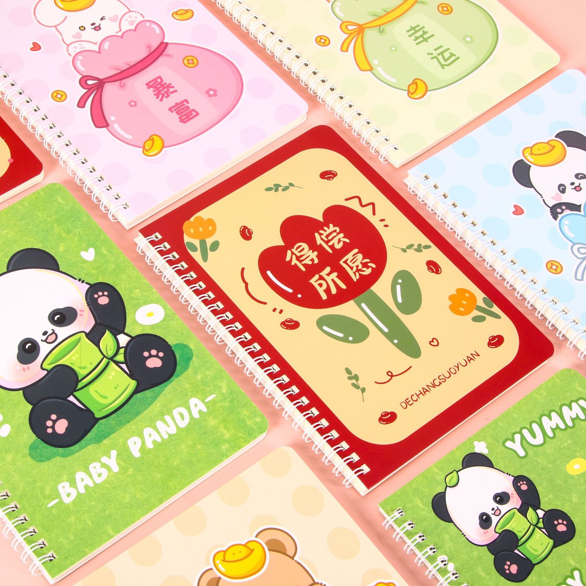 Diversión de dibujos animados A5 libro de bobina personalizado estudiantes 32k engrosado libro de escritorio de escritorio hoja de papel