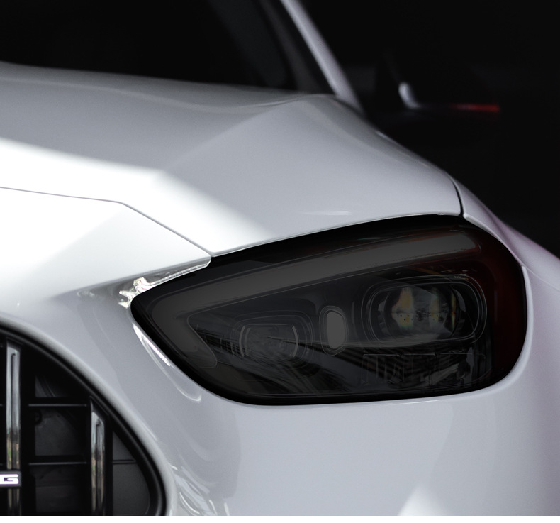 Cross-border car TPU blackened light film PPF headlight protective film scratches automatic repair protective car light transparent car film