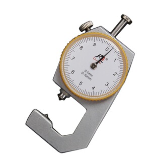 Thickness gauge leather thickness gauge leather gauge thickness gauge pointed flat bent tip thickness gauge 0-20mm