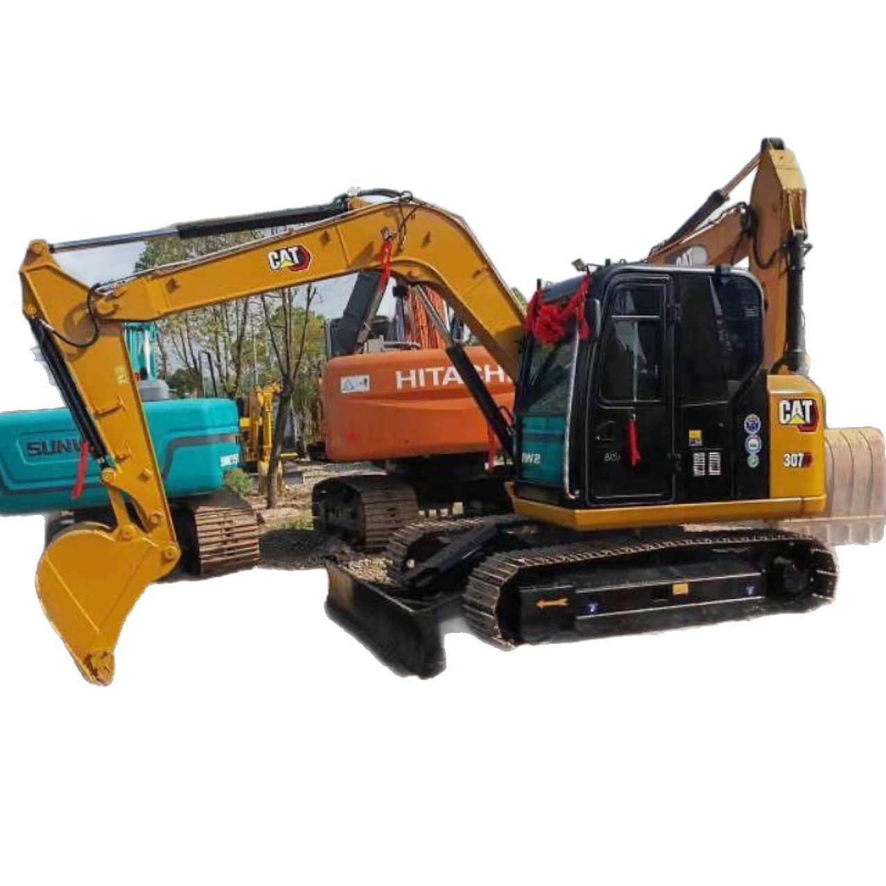 Exportaciones populares de segunda mano Carter 305 y 306 - 307 pequeñas excavadoras en Oriente Medio y África