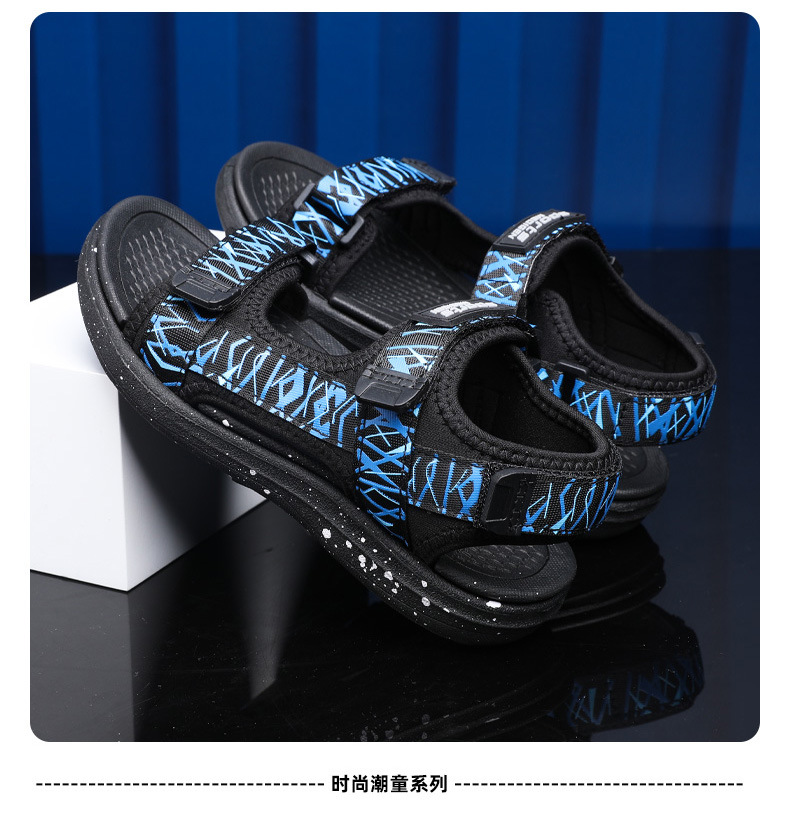 Jongens Sandalen Sport Atletische Sandalen Strand Buitensporten Open Teen Sandaal Slip Comfy Antislip_voghion.com