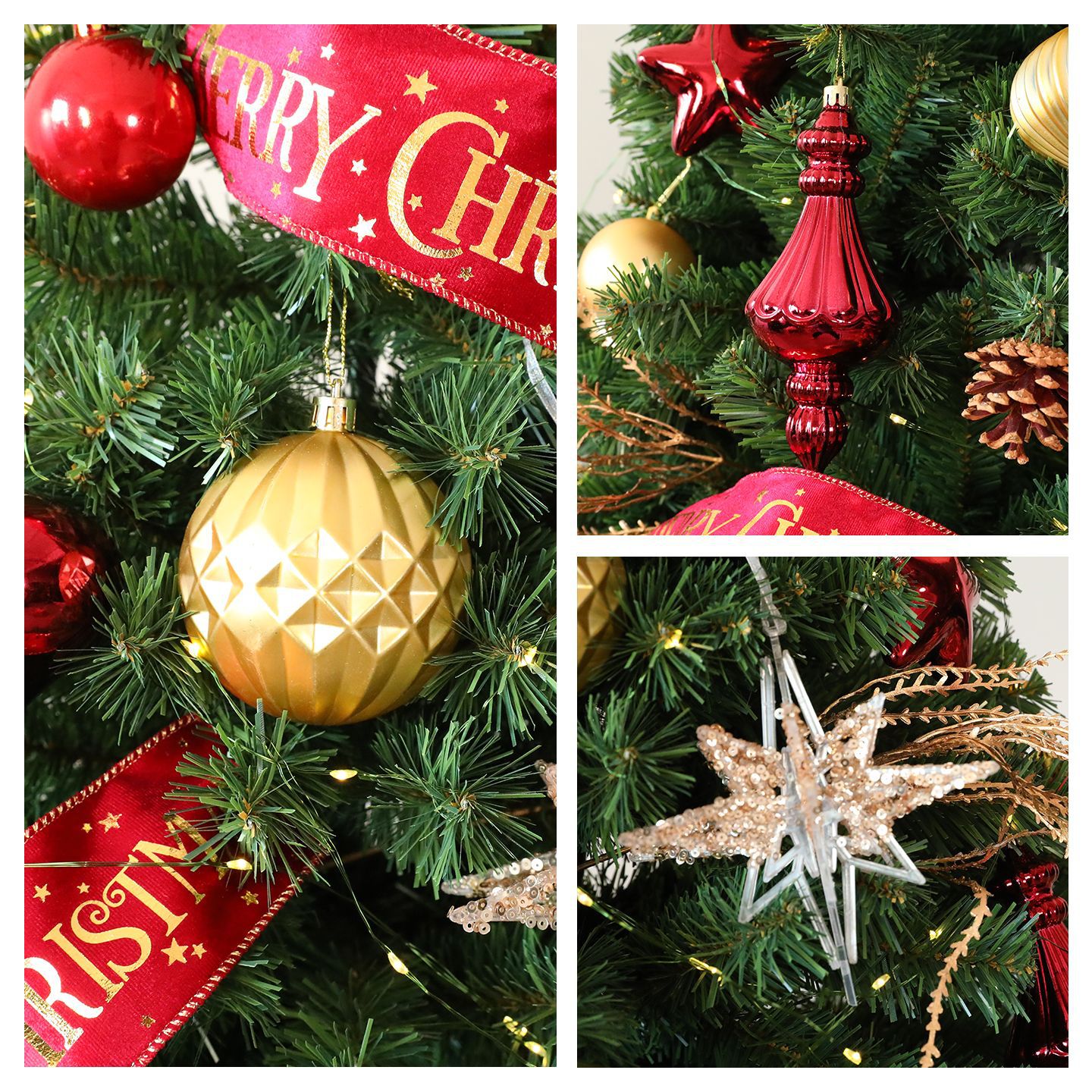 Shengyuan nuevo conjunto de árbol de Navidad de PVC hotel interior y exterior decoración de Navidad grande diseño de decoración