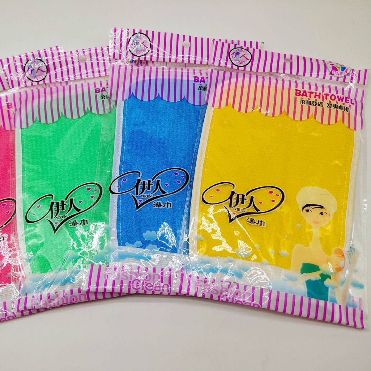 Colgar toallas de toallas de baño para mujeres, toallas de baño para hombres adultos, baños de doble cara, frotar la espalda, frotar yeso, guantes de descontaminación, artefactos mágicos