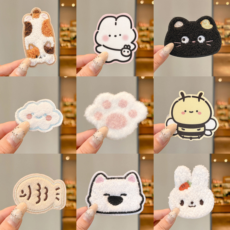 Cartoon autumn and winter bangs stickers, sweet and cute, a handy tool for styling and tidying up stray hairs, a fun and novel 2026 design, forehead magic stickers