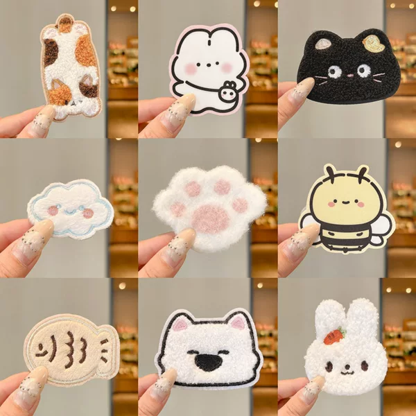 Cartoon autumn and winter bangs stickers, sweet and cute, a handy tool for styling and tidying up stray hairs, a fun and novel 2026 design, forehead magic stickers
