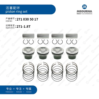 Piston, piston ring, piston pin new piston