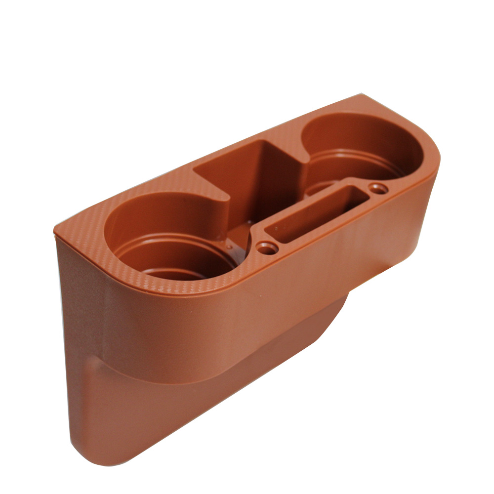 Caja de almacenamiento de grieta de automóvil transfronteriza, estante para bebidas, caja de almacenamiento de grieta de asiento de automóvil con patrón de carbono, caja de almacenamiento de automóvil personalizada