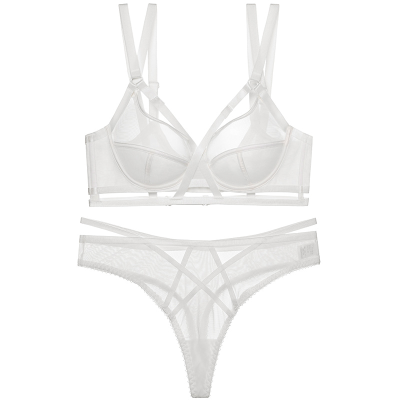 Ropa interior de encaje de comercio exterior europea y americana delgada sexy ultra-Delgado de gama alta de las mujeres sujetador traje de encaje sujetador al por mayor