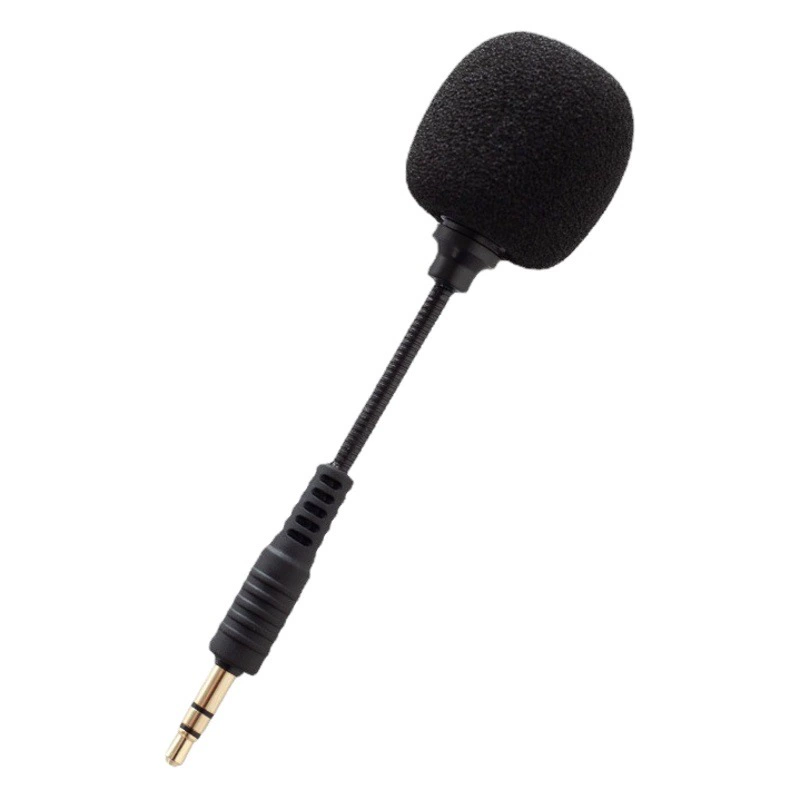 Трансграничная оптовая продажа мини-микрофон мобильный телефон компьютер шумоподавление портативный микрофон Запись живое караоке маленький микрофон