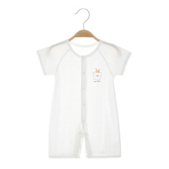 Baby Bodysuit Summer Thin A-Class Clothing Short Sleeve Harem Net Summer Outfit For Boys And Girls Crawling Suit