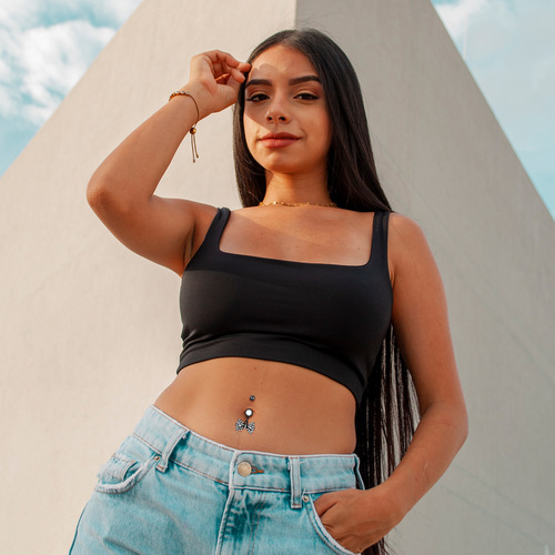 E-commerce Fashion Stainless Steel Bow Navel Piercing with Diamond-Encrusted Pendant Navel Ring – European & American Style Body Jewelry