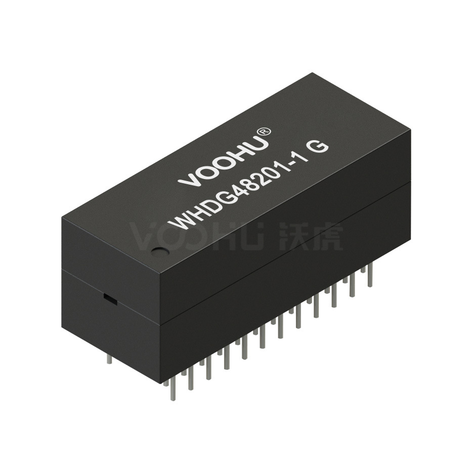 WHDG48201-1G 双口千兆插件DIP 网络变压器48pin