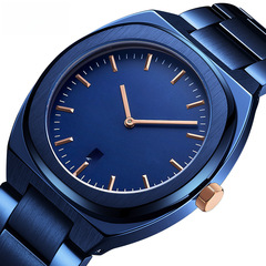 MINIFOCUS Fashion Men's Watch with Japanese Movement, Date Function, Dual-Link Strap, and Steel Band - Model 0319G