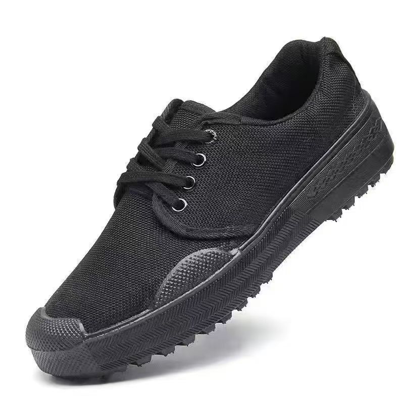 Liberation Shoes for Men and Women, Construction Site Work Shoes, Rubber Shoes, Low-Cut Breathable Canvas Labor Protection Shoes, Student Camouflage Military Training Shoes Liberation Shoes for Men and Women, Construction Site Work Shoes, Rubber Shoes, Low-Cut Breathable Canvas Labor Protection Shoes, Student Camouflage Military Training Shoes