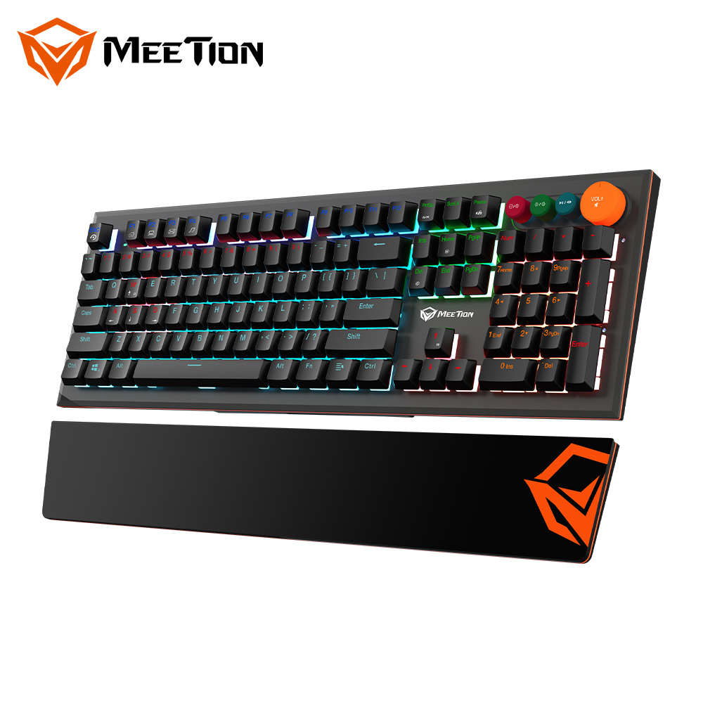 Teclado mecánico MK500 RGB, retroiluminación, desmontable, para juegos, opcional español