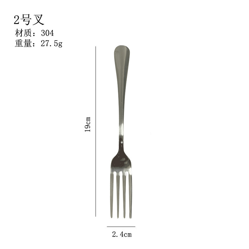 Juego de cubiertos de acero inoxidable serie 1010 para hoteles y restaurantes, cuchillo para carne, tenedor, cuchara, cuchara para postre y cuchara para sopa de estilo occidental. image 13
