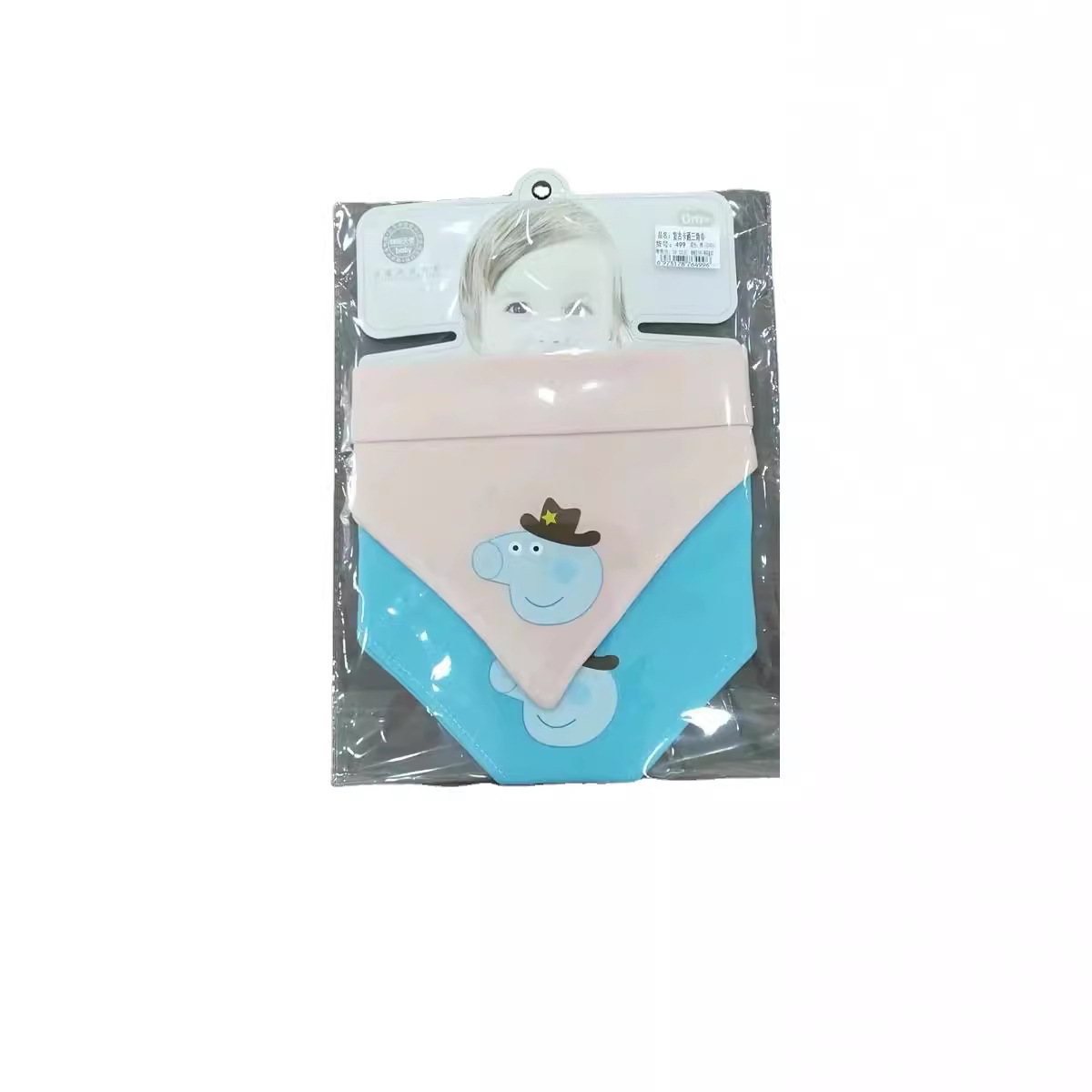 Minnie Angel Four Seasons dibujos animados peinado algodón fino anti-sucio saliva Toalla de doble capa de encaje absorbente bebé triángulo toalla