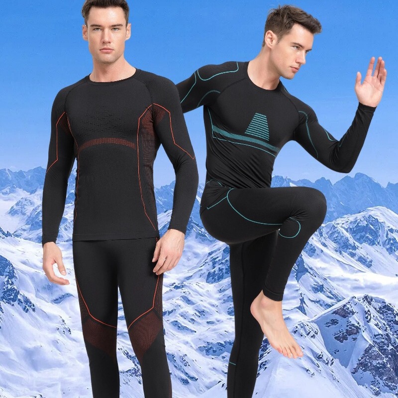 Ski Quick-Drying Clothing Set Sweat-Wicking Tight-Fitting Sports Cycling Outdoor Sports Hiking Functional Thermal Intimates Set