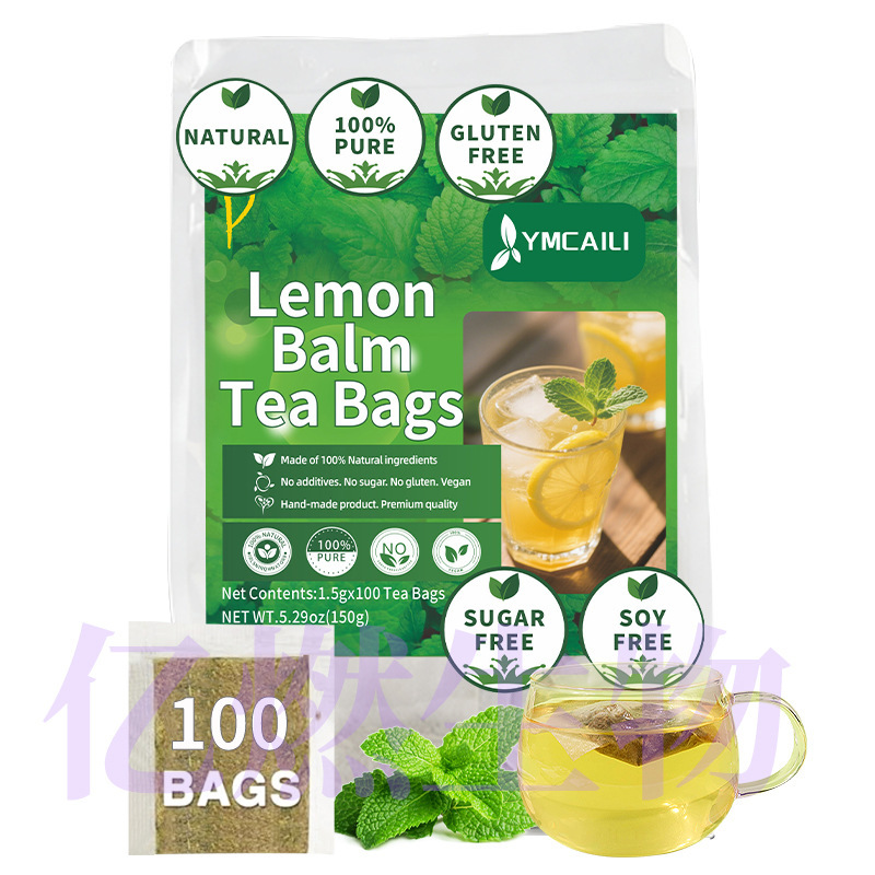 Amazon Cross-Border Lemon Balm 100 Pack Bee Flower Tea Bags Cross-Border Tea Lemon Balm Tea Bags Amazon Cross-Border Lemon Balm 100 Pack Bee Flower Tea Bags Cross-Border Tea Lemon Balm Tea Bags